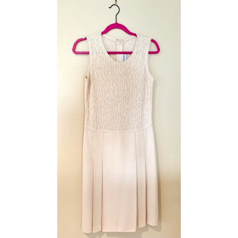 ST John Knit Dress, Size 4, Beige